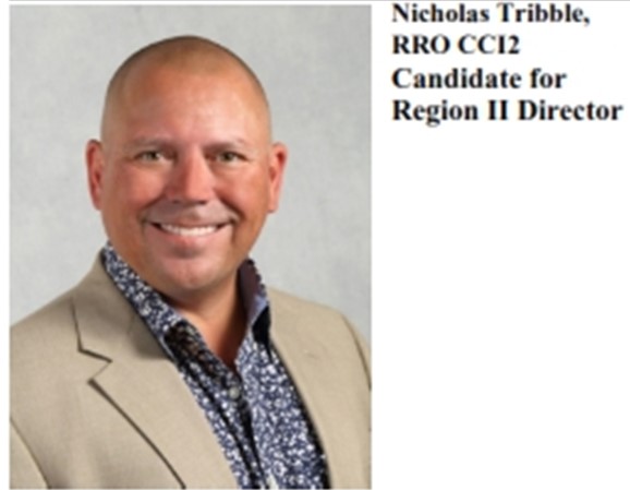 Nicolas Tribble, RRO – Candidate for Region II Director